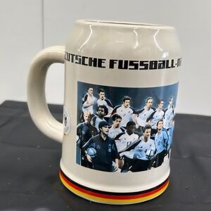 Dutsche Fussball NationalMannschaft 2005 Team Cup Mug Stein Germany RARE